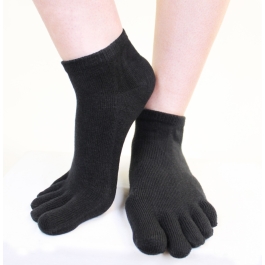 TOETOE® Socks - Anklet Toe Socks Black Unisize