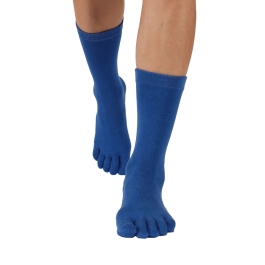 TOETOE® Socks - Mid-Calf Toe Socks Mid Blue Unisize