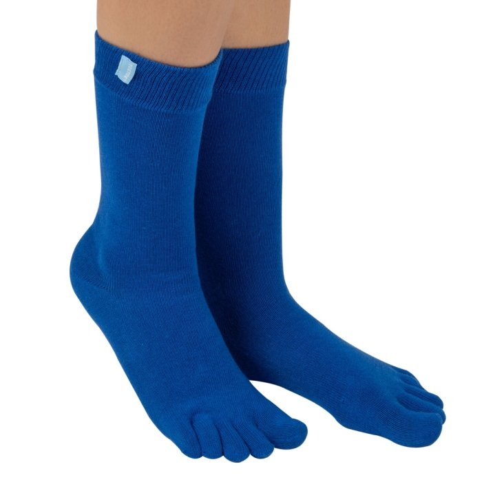 TOETOE® Socks - Mid-Calf Toe Socks Mid Blue Unisize
