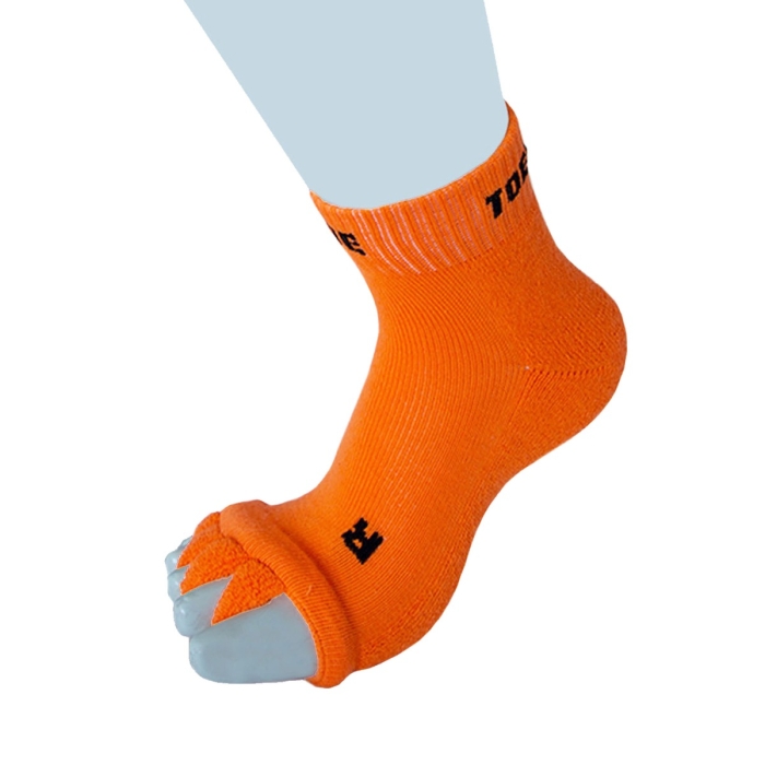 TOETOE® Socks - Ankle Toe Separator Orange Unisize