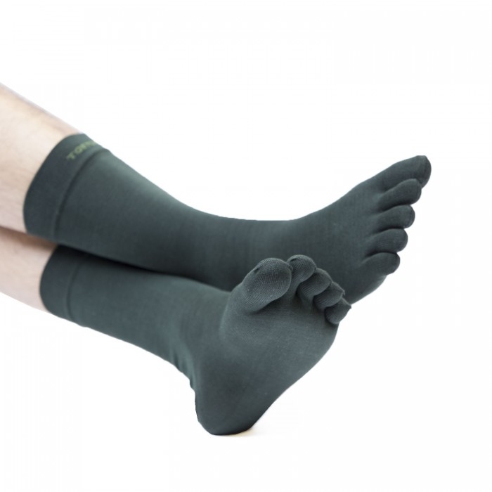 TOETOE® Socks - Men Plain Toe Socks Green Unisize