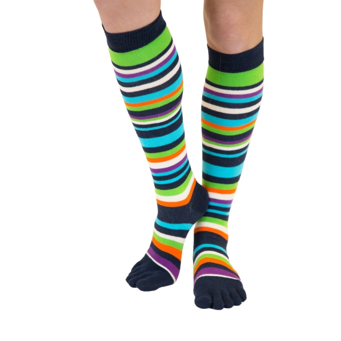 TOETOE® Socks - Knee-High Toe Socks Pastures Unisize