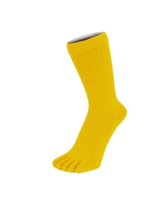 TOETOE® Essential Everyday Unisex Mid-Calf Plain Cotton Toe Socks