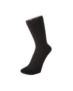 TOETOE Men, Women Essential / Everyday Stretchy Soft Silk Mid-calf Seamless  Plain Toe Socks, Hygienic, Breathable S M L 